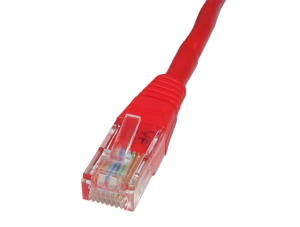 2m CAT5e Patch Cable Red Full Copper 24AWG