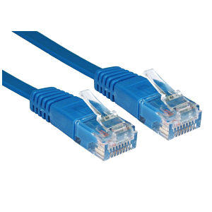 10M CAT5e Flat Network Cable Blue
