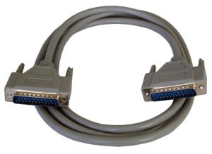 5m D25 Serial Cable All Lines Connected