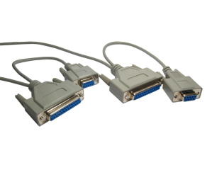 2.5m Dual Serial Data Transfer Cable