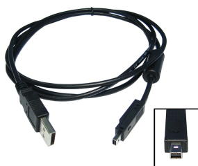 2M USB A to Mini B 4 Pin Cable