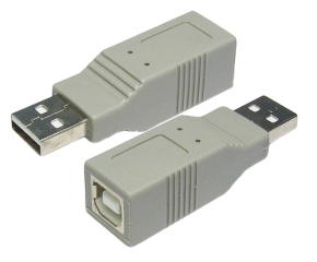 USB A to B Coupler A Female to B Female