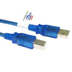 2M USB 2.0 A To B Data Cable Blue