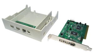 USB 2.0 Firewire Combo Bay Kit