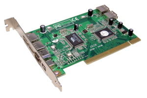 USB 2.0 IEEE 1394A PCI Card With Internal USB 2.0