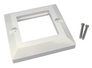 Single Gange Euro Faceplate Frame for 2 Modules