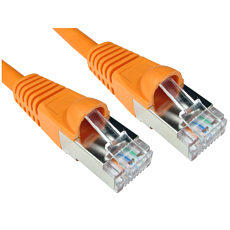 CAT6A Network Cable 3m Orange Shielded