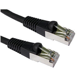 10m CAT6A Patch Cable Black 10GBase-T