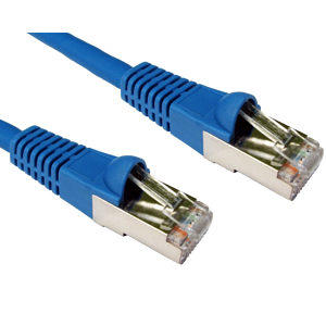 10m CAT6A Patch Cable Blue 10GBase-T