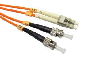 2m OM2 Fibre Optic Cable LC-ST orange 50/125