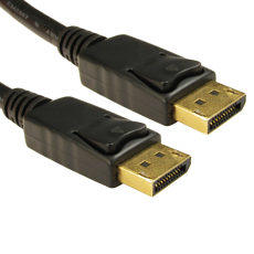 1m Displayport Cable with Locking Connector