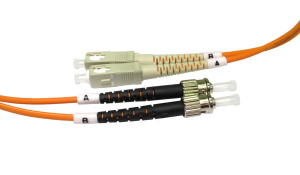 10m OM2 Fibre Optic Cable ST-SC orange 50/125