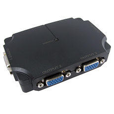 VGA Splitter 4 Way 350MHz 1 PC to 4 Monitors