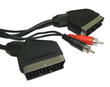 1.5m Scart Plug to Scart Plug plus 2 Phono 1.5m.