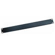 19 Inch 1U Blank Panel Black