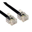 1m ADSL Modem Cable RJ11 Black