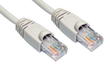 0.5m Snagless CAT5e Patch Cable Grey 24 AWG