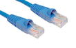 0.5m LSZH Snagless CAT5e Patch Cable Blue 24 AWG