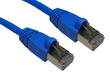 0.5m CAT6 Shielded Snagless Patch Cable Blue 26 AWG