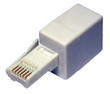 BT Plug to RJ11 Socket Crossover Adapter