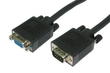 Monitor Extension Cable 0.5m VGA / SVGA Black Male Female