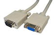 1m VGA Extension Cable Triple Shielded VGA-Male to Female