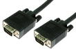 2m VGA Lead Triple Shielded VGA / SVGA Cable Black