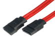 1m SATA M-M Straight-Straight Red Data Cable