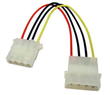 15cm 4-Pin Molex M-F Extension