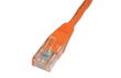 0.25m CAT5e Patch Cable Orange Full Copper 24AWG