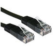 0.5M CAT5e Flat Network Cable Black