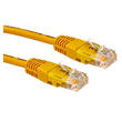 Network Cable 0.25M CAT5e UTP Full Copper 26AWG Yellow