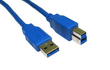 2M USB 3.0 Data Cable A To B Blue
