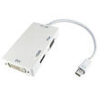 Mini DisplayPort To HDMI DVI and VGA Multi Adapter