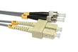 1m OM1 Fibre Optic Cable ST-SC 62.5/125