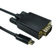 USBC to VGA Cable 1m 1080p 60Hz Support