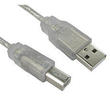 1m Transparent USB Cable A to B