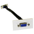 VGA Faceplate Module with 15cm Stub Cable